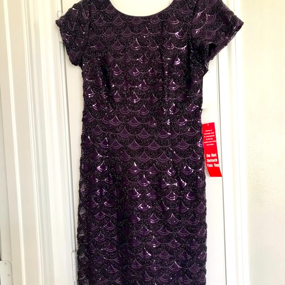 Petitie Sparkly Purple Dress